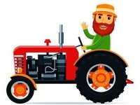 Farm Tractor Puzzle for Toddlers