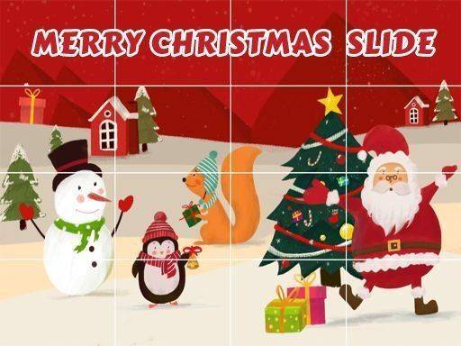 Merry Christmas Slide Puzzle Online Game - Puzzle Game