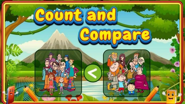 Count And Compare Puzzle Game Online - Math Puzzle Game