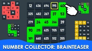 Number Collector: Brainteaser Puzzle Game Online - Math Puzzle Game