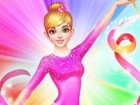 Gymnastics Style Dress Up Game
