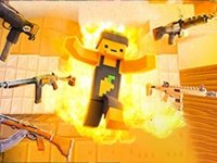 Blocky Arena Blaster Showdown