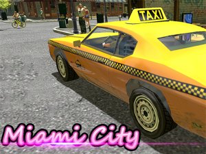 Miami Taxi Driver 3D Online Game