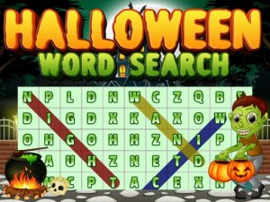 Halloween Words Search Puzzle Game