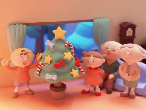 Christmas Clay Doll Slide Puzzle Game