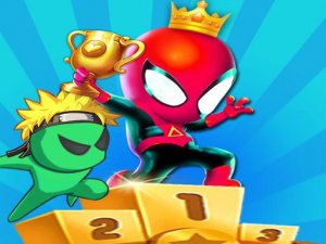 Stickman Fall Guys Running Race Online Game