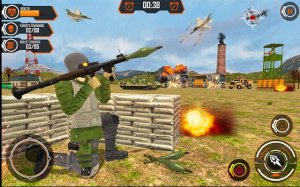 US Army Projectile Attack Defense Strategy Game