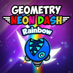 Geometry Neon Dash: Rainbow Online Game